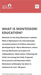 Mobile Screenshot of dailymontessori.com